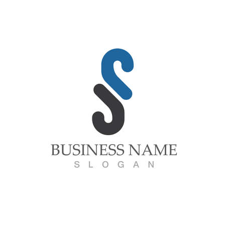 Business corporate S letter logo design vectorのイラスト素材
