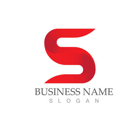 Business corporate S letter logo design vectorのイラスト素材
