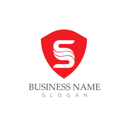 Business corporate S letter logo design vectorのイラスト素材