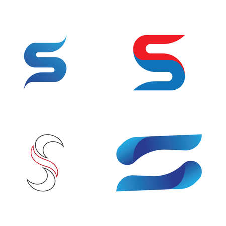 Business corporate S letter logo design vectorのイラスト素材
