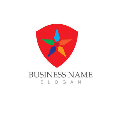 Star icon Template vector illustration designのイラスト素材