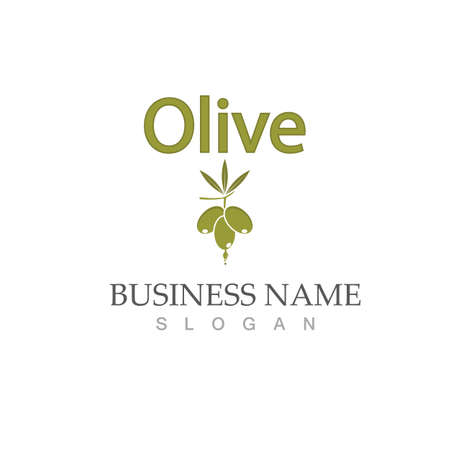 olive icon vector illustration design templateのイラスト素材
