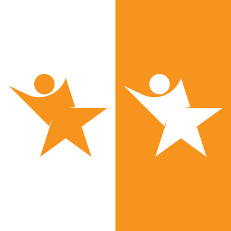 Star icon Template vector illustration designのイラスト素材