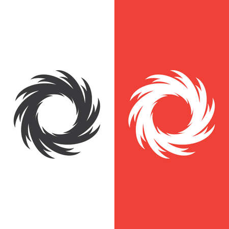 vortex vector illustration icon Logo Template designのイラスト素材