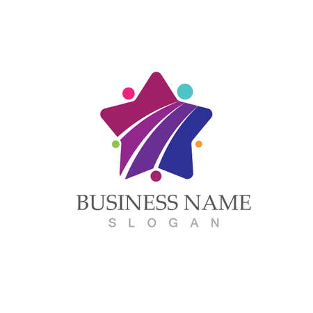 Star icon Template vector illustration designのイラスト素材