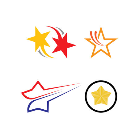 Star icon Template vector illustration designのイラスト素材