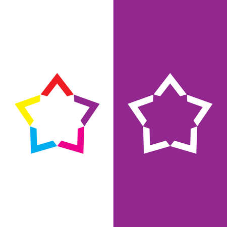 Star icon Template vector illustration designのイラスト素材