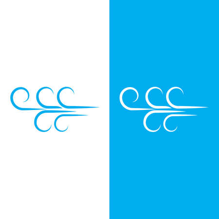 Wind icon vector illustration design templateのイラスト素材