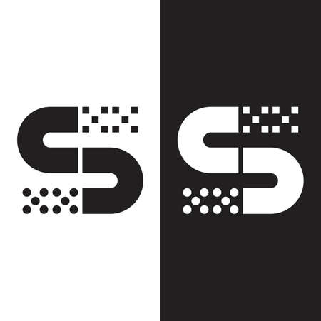 Business corporate S letter logo design vectorのイラスト素材