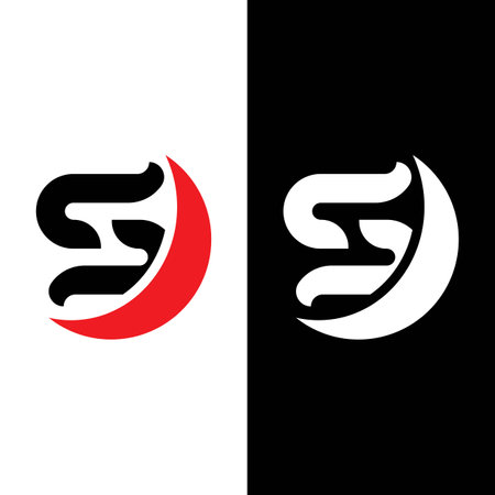 Business corporate S letter logo design vectorのイラスト素材