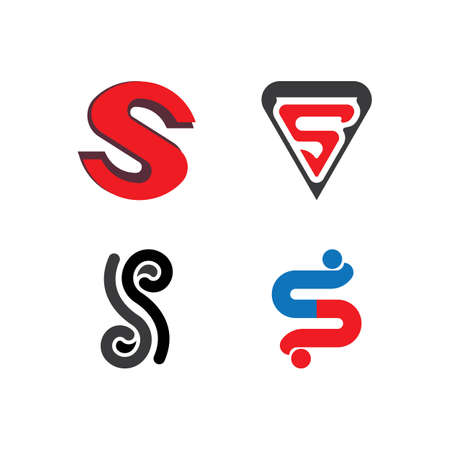 Business corporate S letter logo design vectorのイラスト素材