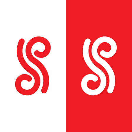 Business corporate S letter logo design vectorのイラスト素材