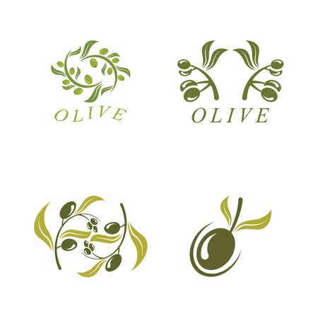 olive icon vector illustration design templateのイラスト素材