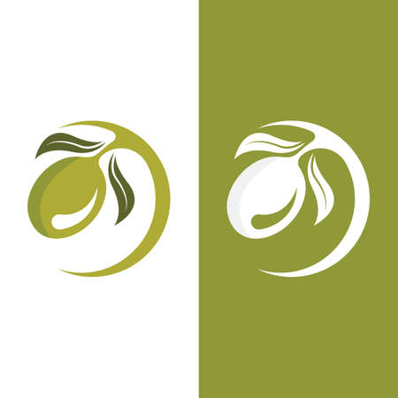 olive icon vector illustration design templateのイラスト素材