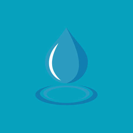 Water drop Logo Template vector illustration designのイラスト素材