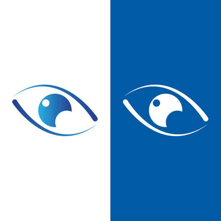 Branding Identity Corporate Eye Care vector logo designのイラスト素材