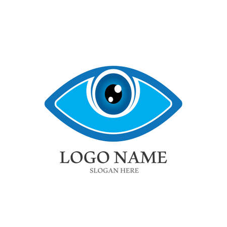 Branding Identity Corporate Eye Care vector logo designのイラスト素材