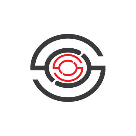 Business corporate S letter logo design vectorのイラスト素材