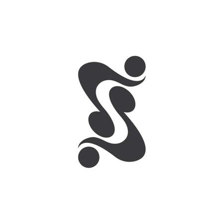 Business corporate S letter logo design vectorのイラスト素材