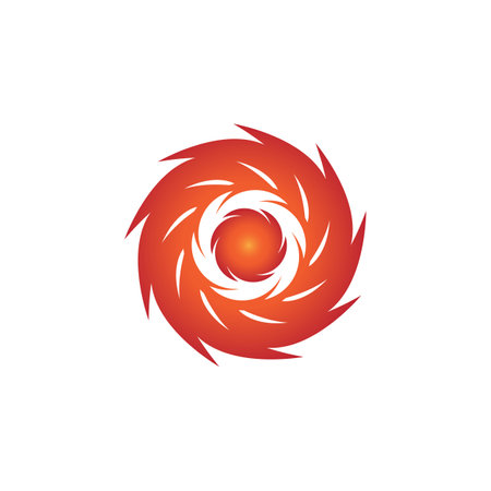 vortex vector illustration icon Template designのイラスト素材