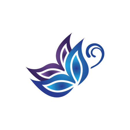 Beauty Butterfly Vector icon designのイラスト素材