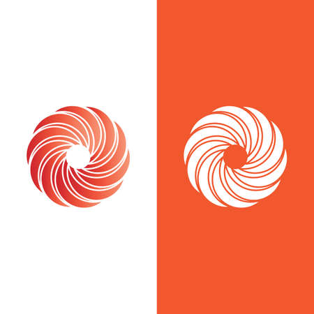 vortex vector illustration icon Template designのイラスト素材