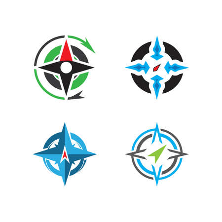 Compass Template vector icon illustration designのイラスト素材