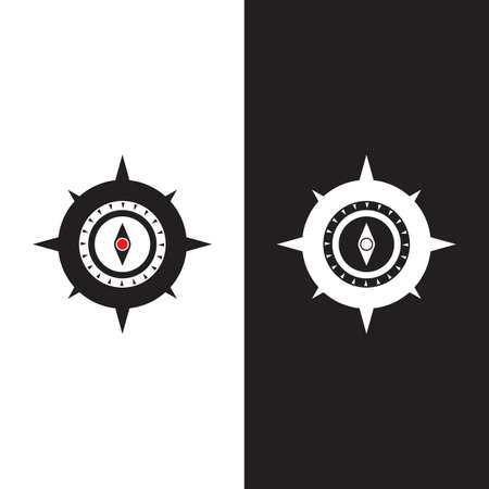 Compass Template vector icon illustration designのイラスト素材