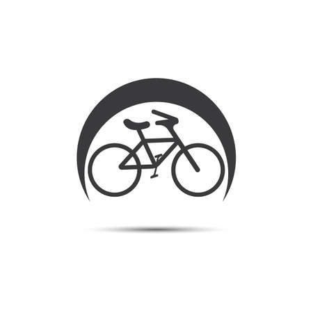 Bike vector icon isolated on white backgroundのイラスト素材