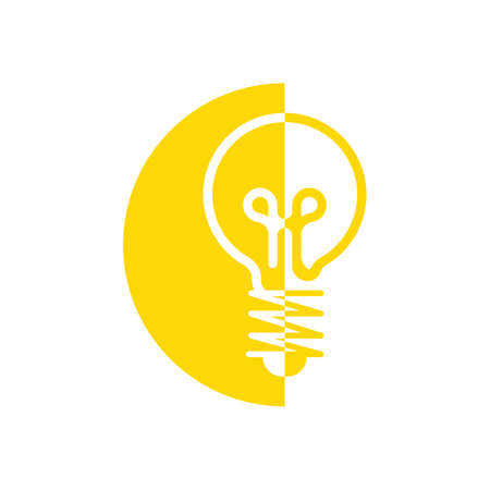 light bulb symbol vector design illustrationのイラスト素材