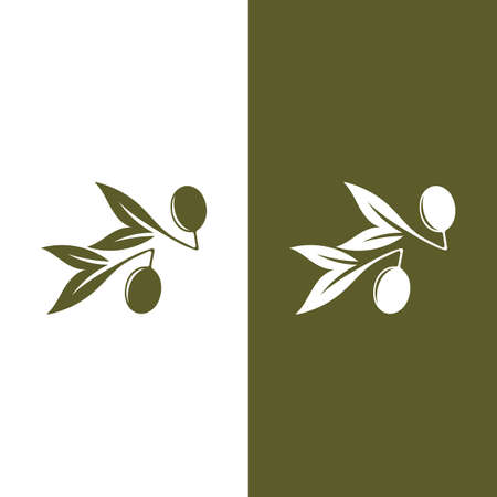 olive icon vector illustration design templateのイラスト素材