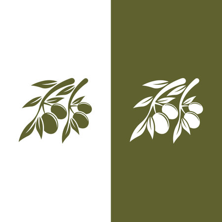 olive icon vector illustration design templateのイラスト素材