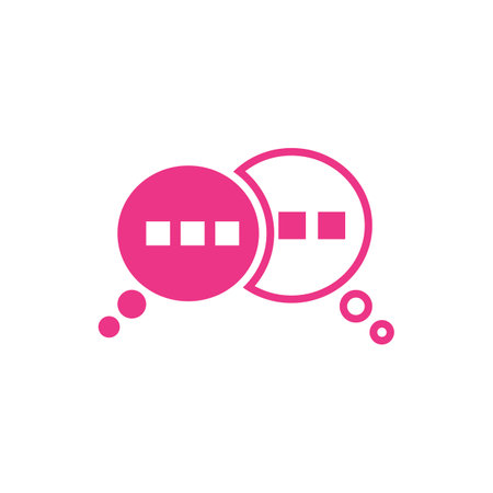 Speech bubble icon template vector illustrationのイラスト素材