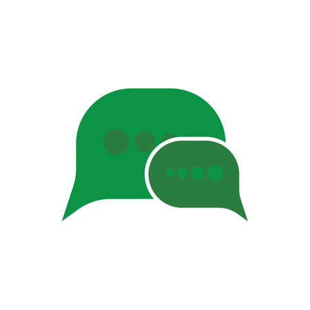 Speech bubble icon template vector illustrationのイラスト素材