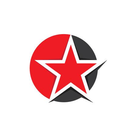 Star icon template vector illustration designのイラスト素材