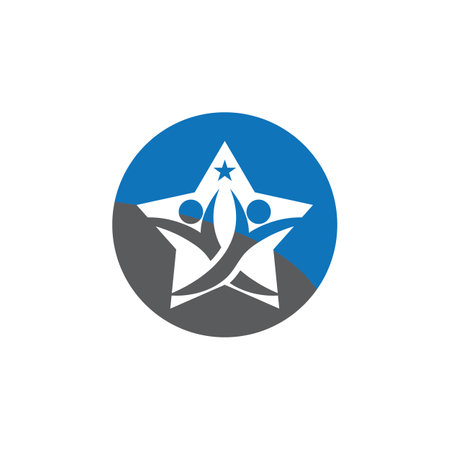 Star icon template vector illustration designのイラスト素材