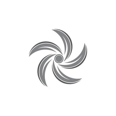 vortex vector illustration icon logo template designのイラスト素材
