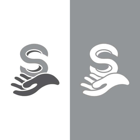 Business corporate S letter design vectorのイラスト素材