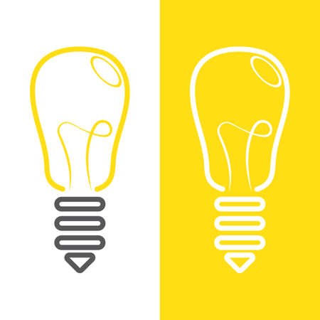 light bulb symbol vector design illustrationのイラスト素材