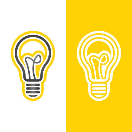 light bulb symbol vector design illustrationのイラスト素材