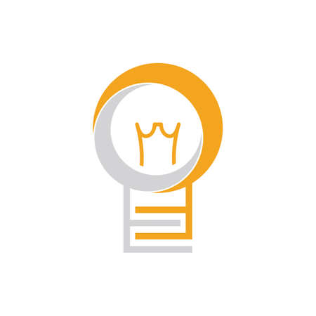 light bulb symbol vector design illustrationのイラスト素材