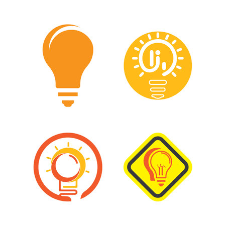 light bulb symbol vector design illustrationのイラスト素材