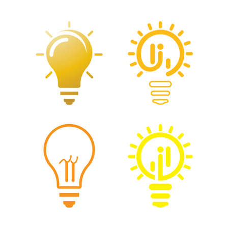 light bulb symbol vector design illustrationのイラスト素材