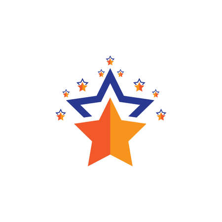 Star icon template vector illustration design