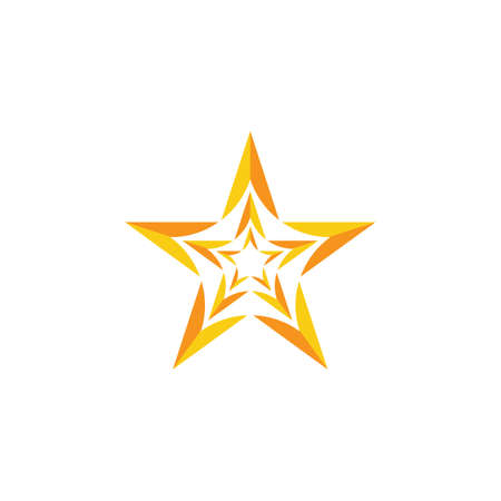Star icon template vector illustration designのイラスト素材