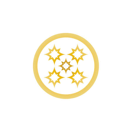 Star icon template vector illustration designのイラスト素材