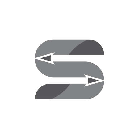 Business corporate S letter logo design vectorのイラスト素材