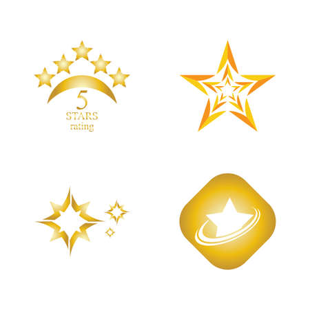 Star icon template vector illustration designのイラスト素材
