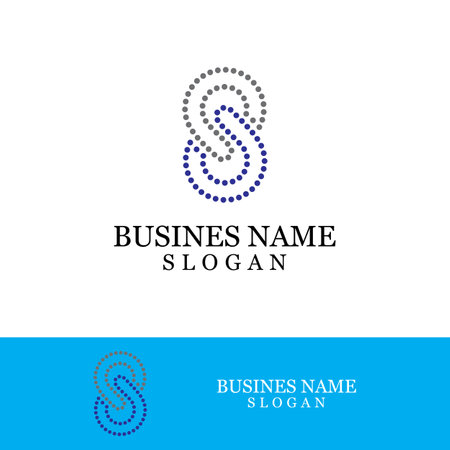 Business corporate S letter logo design vectorのイラスト素材