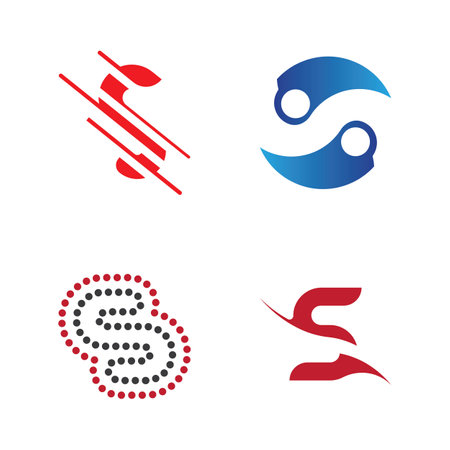 Business corporate S letter logo design vectorのイラスト素材